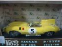 Brumm R153 JAGUAR D TYPE HP 260 1954/60 YELLOW SERIE LE MANS 1/43 Modellino
