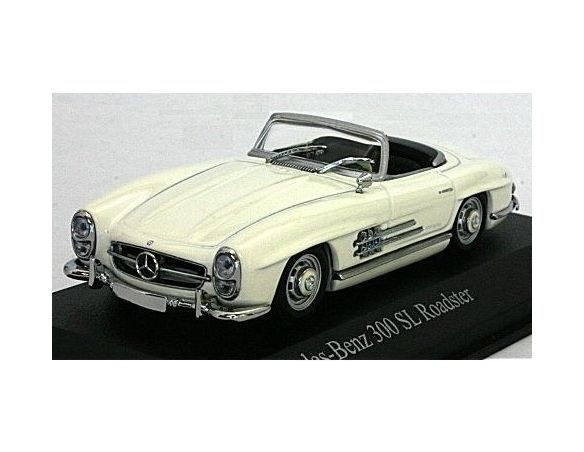 Minichamps 400039034 MERCEDES BENZ 300 SL ROADSTER W198 II 1957 White 1/43 Modellino