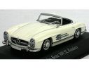 Minichamps 400039034 MERCEDES BENZ 300 SL ROADSTER W198 II 1957 White 1/43 Modellino