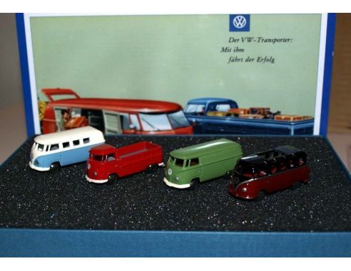 Bub 06918 SET OF YEAR 2009 4PZ. VW T1 1/87 Modellino