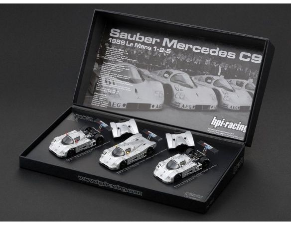 HPI 992 SAUBER MERCEDES C9 1989 LM 1/43 Modellino