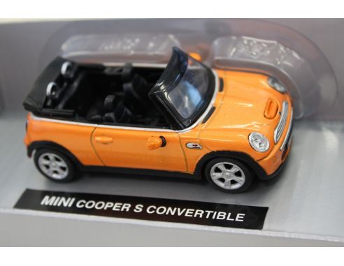 New Ray NY19103 Mini Cooper S Convertible Orange 1/43 auto Modellino