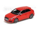 MINICHAMPS 437013020 AUDI S3 RED 2013 3 PORTE Modellino