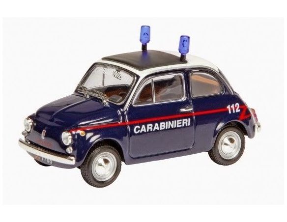 Schuco 25863 FIAT 500 CARABINIERI 1/87 Modellino