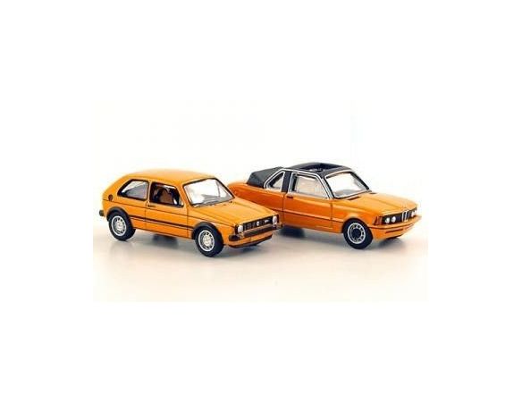 Bub 06932 SET CREME 21 2011:BMW 320 BAUR+VW Modellino