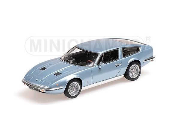 MINICHAMPS 437123122 MASERATI INDY 1970 BLUE METALLIC Modellino
