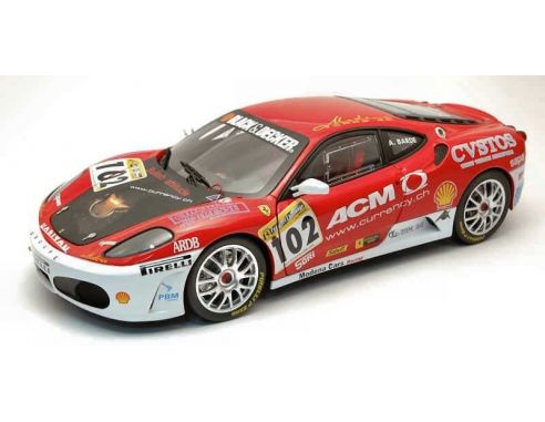 Hot Wheels L7113 FERRARI F 430 CHALLENGE N.102 EUROPE CHAMPION 2006 ANGE BARDE 1:18 Modellino