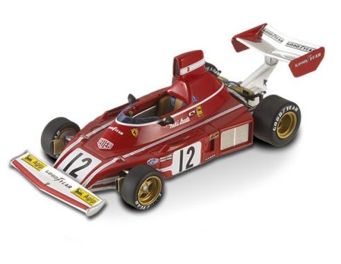 Hot Wheels HWV8371 FERRARI 312B3 N.LAUDA 1974 N.12 2nd FRANCE GP 1:43 Modellino