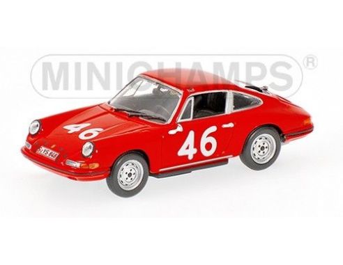 Minichamps PM430676746 PORSCHE 911  N.46 CLASS WINNER TARGA FLORIO 1967 CAHIER-KILLY 1:43 Modellino
