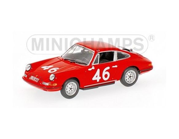 Minichamps PM430676746 PORSCHE 911  N.46 CLASS WINNER TARGA FLORIO 1967 CAHIER-KILLY 1:43 Modellino