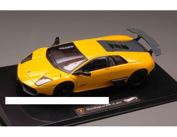 Hot Wheels HWT6934 LAMBORGHINI MURCIELAGO LP 670-4 SV 2009 YELLOW 1:43 Modellino