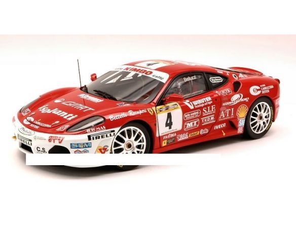 Hot Wheels HWL9533 FERRARI F430 N.4 ITALIAN CHAMPION FERRARI CHALLENGE 2006 A.BELLUZZI 1:18 Modellino