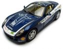 Hot Wheels L7125 FERRARI 599 GTB FIORANO PANAMERICAN TOUR 2006 BLUE 1:18 Modellino