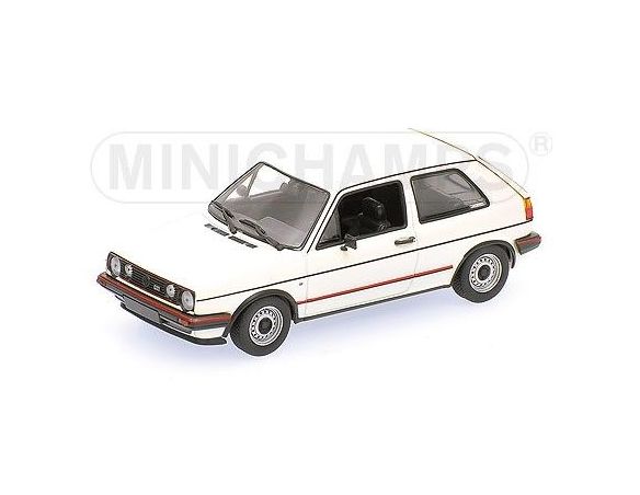 Minichamps PM400054121 VW GOLF GTI 1985 WHITE 1:43 Modellino