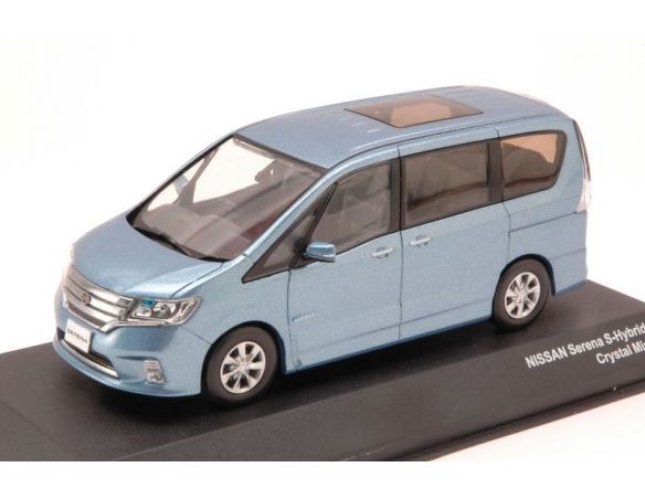 J-Collection JC68003CM NISSAN SERENA S-HYBRID 2012 LIGHT METALLIC BLUE 1:43 Modellino