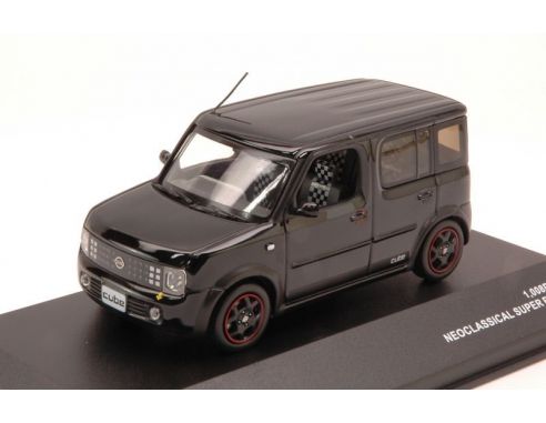 J-Collection JC20086BK NISSAN CUBE SX 2003 NEOCLASSICAL SUPER BLACK 1:43 Modellino