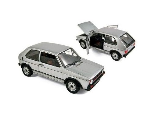 Norev 188486 VW GOLF GTI 1976 SILVER 1/18 Modellino