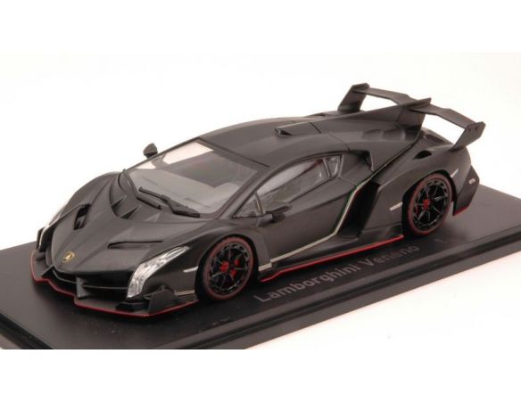 Kyosho KY5571MBK LAMBORGHINI VENENO 2013 MATT BLACK 1:43 Modellino