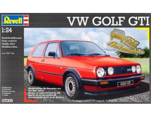 Revell 07005 VW GOLF GTI Plastic Model Kit 1:24 Modellino