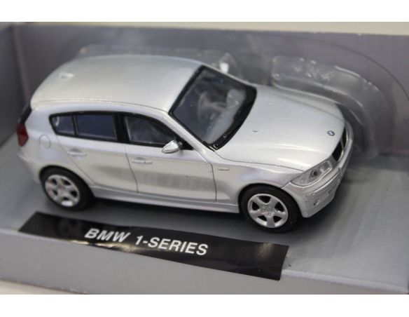 New Ray NY19113 BMW 1- series grigio metalizzato 1/43 auto                                      Modellino