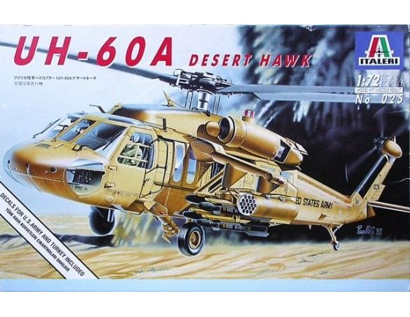 Italeri IT025 UH-60A DESERT HAWK Kit militari 1:72 Modellino