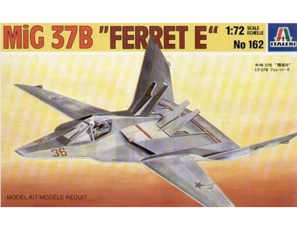 Italeri IT162 MiG 37B FERRET E KIT militari 1:72 Modellino