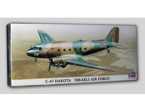 Hasegawa 10654 C-47 DAKOTA ISRAELI AIR FORCE 1:200 KIT Militari Modellino