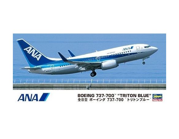 Hasegawa 10669 BOEING 737-700 TRITON BLUE KIT Aerei 1:200 Modellino