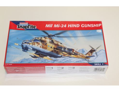 Monogram 1131 MIL MI-24 HIND GUNSHIP KIT 1:72 Modellino