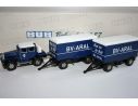 Bub 07604 HANOMAG ST100/2 BOX TRAILER 1/87 Modellino