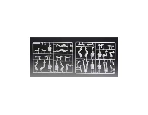 Tamiya 89608 PIT CREW SET 7 FIGURES KIT 1:20                       Modellino