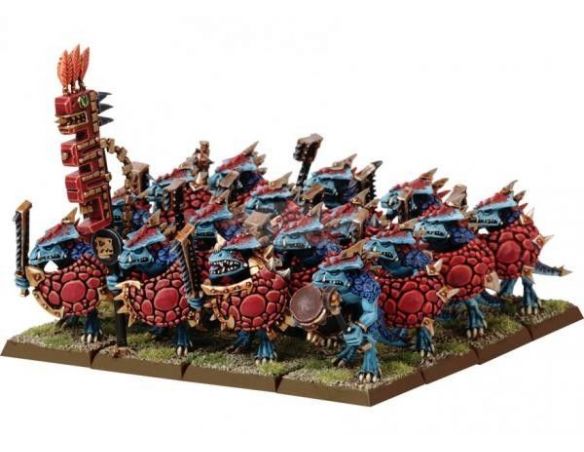 Games Workshop Warhammer 88-06 UOMINI LUCERTOLA SAURI GUERRIERI Personaggi Modellino