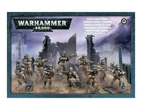 Games Workshop Warhammer 47-17 TRUPPE D'URTO CADIANE Personaggi Modellino