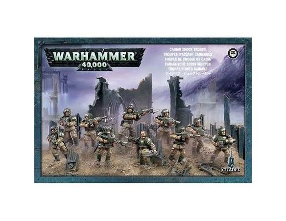 Games Workshop Warhammer 47-17 TRUPPE D'URTO CADIANE Personaggi Modellino