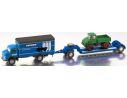 Bub 07701 MB L911 + TRAILER + UNIMOG 406 1/87 Modellino