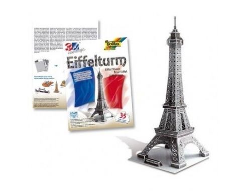 Folia 34002 3D MODELLOGIC EIFFELTURM 35 Pieces Kit Modellino