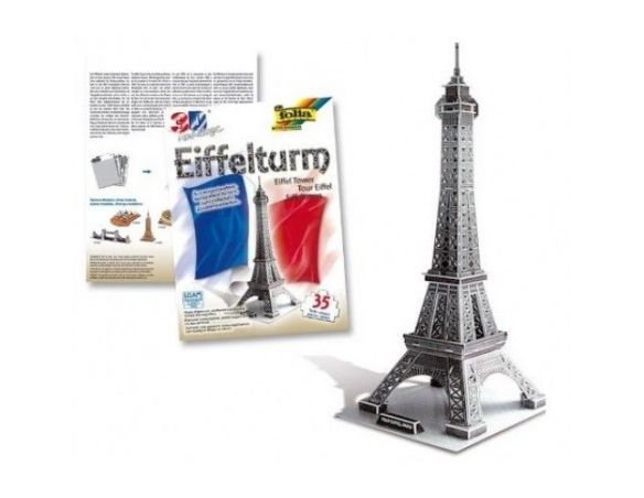 Folia 34002 3D MODELLOGIC EIFFELTURM 35 Pieces Kit Modellino