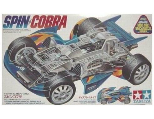 Tamiya 19301 GOKEY Mini 4WD SPIN COBRA mechanical 1/32 Kit Modellino