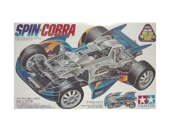 Tamiya 19301 GOKEY Mini 4WD SPIN COBRA mechanical 1/32 Kit Modellino