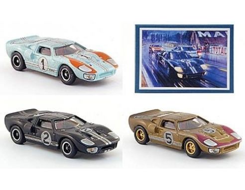 Bub 08104 SET FORD GT40 LM '66 n.2 MCLARE/AMON Modellino
