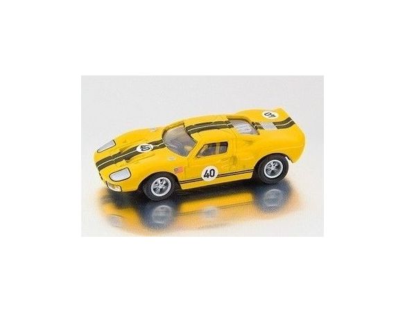 Bub 08105 FORD GT 40 n.40 YELLOW-BLACK 1/87 Modellino