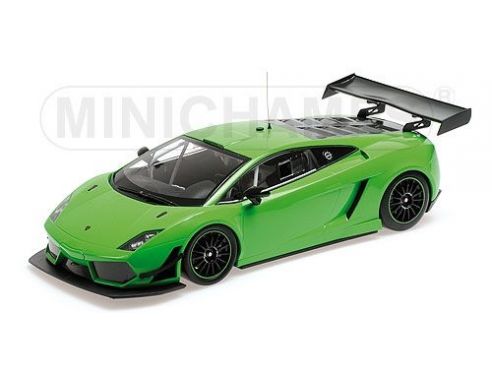 MINICHAMPS 151111101 LAMBORGHINI GALLARDO LP600+ GT3 2011 STREET GREEN Modellino