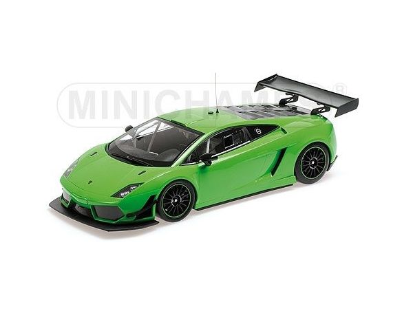 MINICHAMPS 151111101 LAMBORGHINI GALLARDO LP600+ GT3 2011 STREET GREEN Modellino