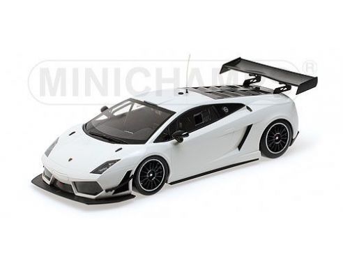 MINICHAMPS 151111102 LAMBORGHINI GALLARDO LP600+ GT3 2011 STREET WHITE Modellino