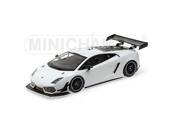 MINICHAMPS 151111102 LAMBORGHINI GALLARDO LP600+ GT3 2011 STREET WHITE Modellino
