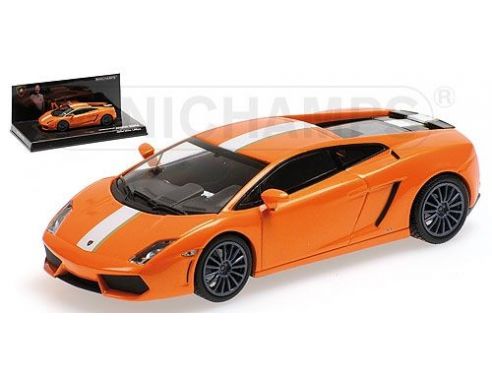 MINICHAMPS 436103802 LAMBORGHINI GALLARDO LP 550-2 2009 ORANGE VALENTINO BALBONI Modellino
