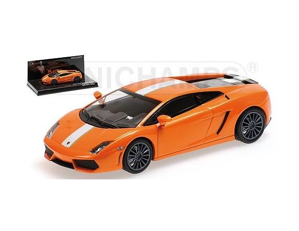 MINICHAMPS 436103802 LAMBORGHINI GALLARDO LP 550-2 2009 ORANGE VALENTINO BALBONI Modellino