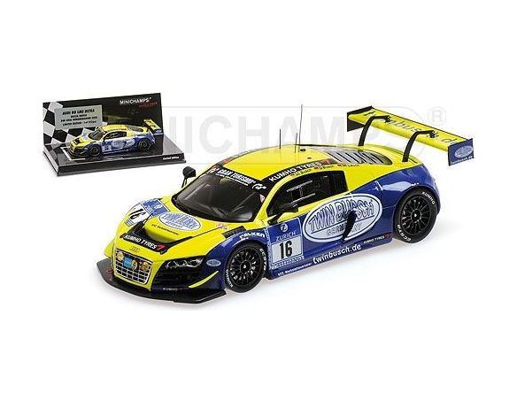 MINICHAMPS 437130116 AUDI R8 LMS ULTRA BUSCH 24H ADAC NURBURGRING 2013 Modellino