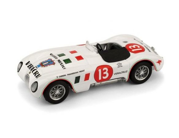 Brumm BM0547 JAGUAR C-TYPE N.13 CARRERA MEXICO 1954 PACO IBARRA-N.PINAL 1:43 Modellino
