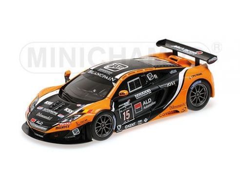 MINICHAMPS 437121315 McLAREN MP4-12C GT3 VIGNALI BROGGI 24H SPA 2012 Modellino